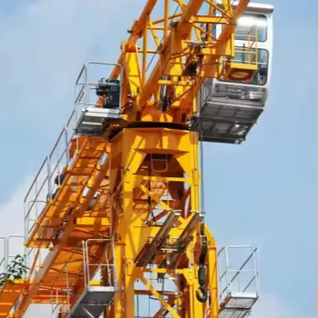 XGA6012-6S High Capacity 60m Tower Crane Building Construction Featuring Engine Motor and PLC Core Components