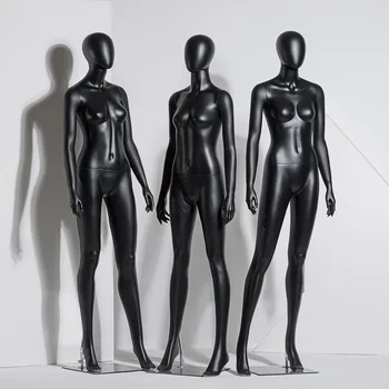 Plastic Mannequin Fashion Female Full Body Modern Display Window