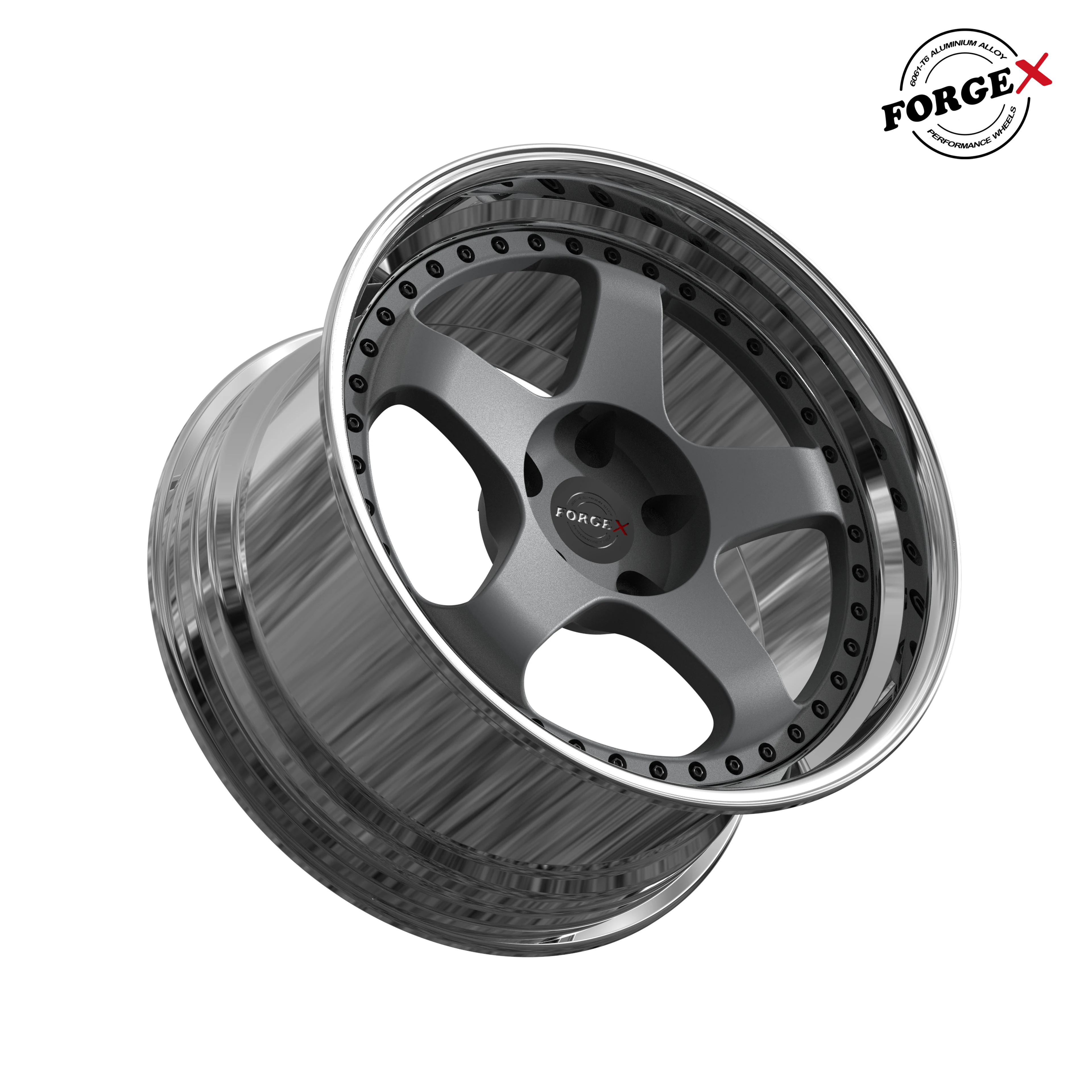 Customizable 5x114.3 Concave Forged Aluminum Alloy Wheels 2-piece 18-24 ...