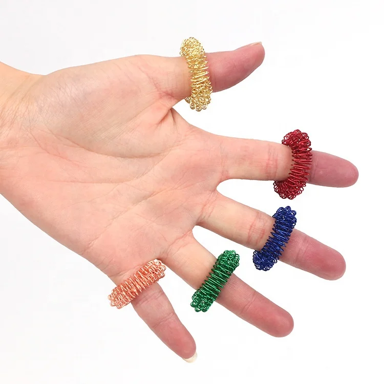 OEM/ODM Custom Packing Spiky Sensory Finger Rings for Anxiety