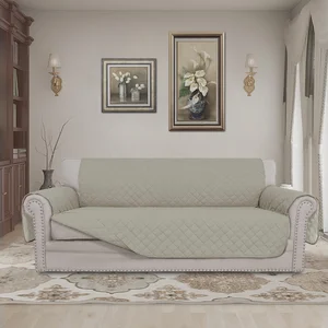 One Seat Double Seat Three Seat Microfiber Ultrasonic Embossing Design Waterproof Sofa Cover Protector Couch Slipcover