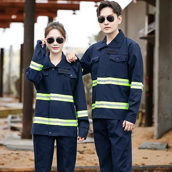 Hi Vis Construction Clothing Work Wear Jacket and Pants Work Uniforms Custom Logo