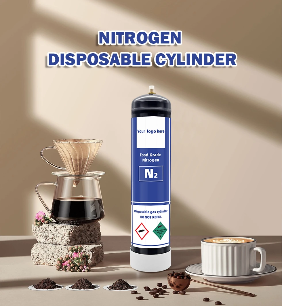 Professional Foodgrade Nitrogen Gas Cylinder To Improve Food Quality