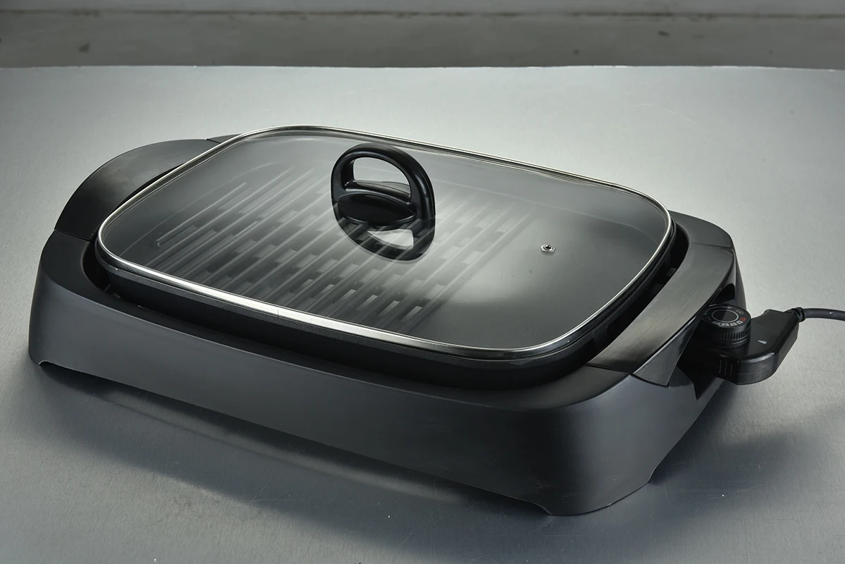 Premium Quality Portable Electric Grill 2200w Nonstick Grill Pan With