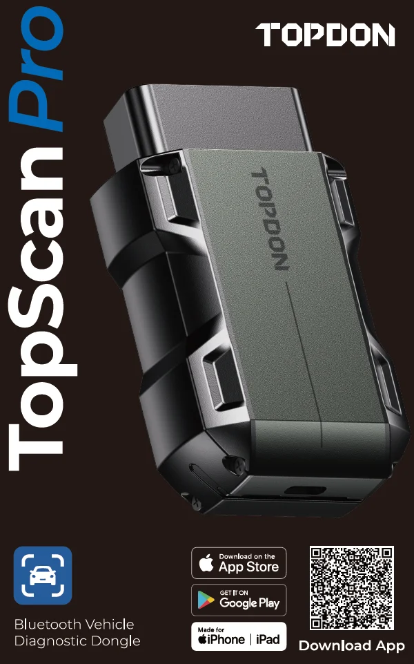TOPDON Topscan Pro Incorporate Key Programming and Offer Enhanced Services Car Diagnosis Tool Car Smart Diagnostic Scanner Tool