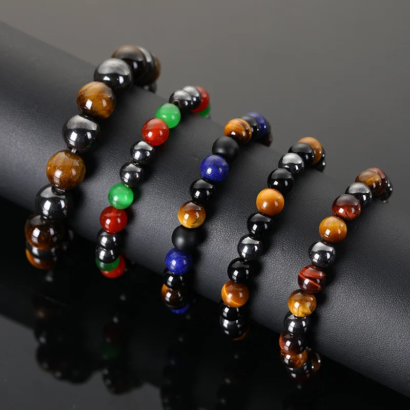 Tigers Eye Mix 8mm Beads