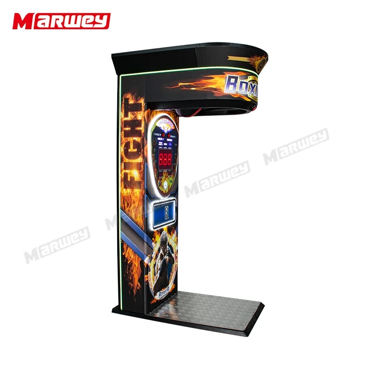 Custom Coin Operated Adults Sport Games Ultimate Big Punch Electronic Boxing Punching Machine Boxing Machine Arcade for Sale
