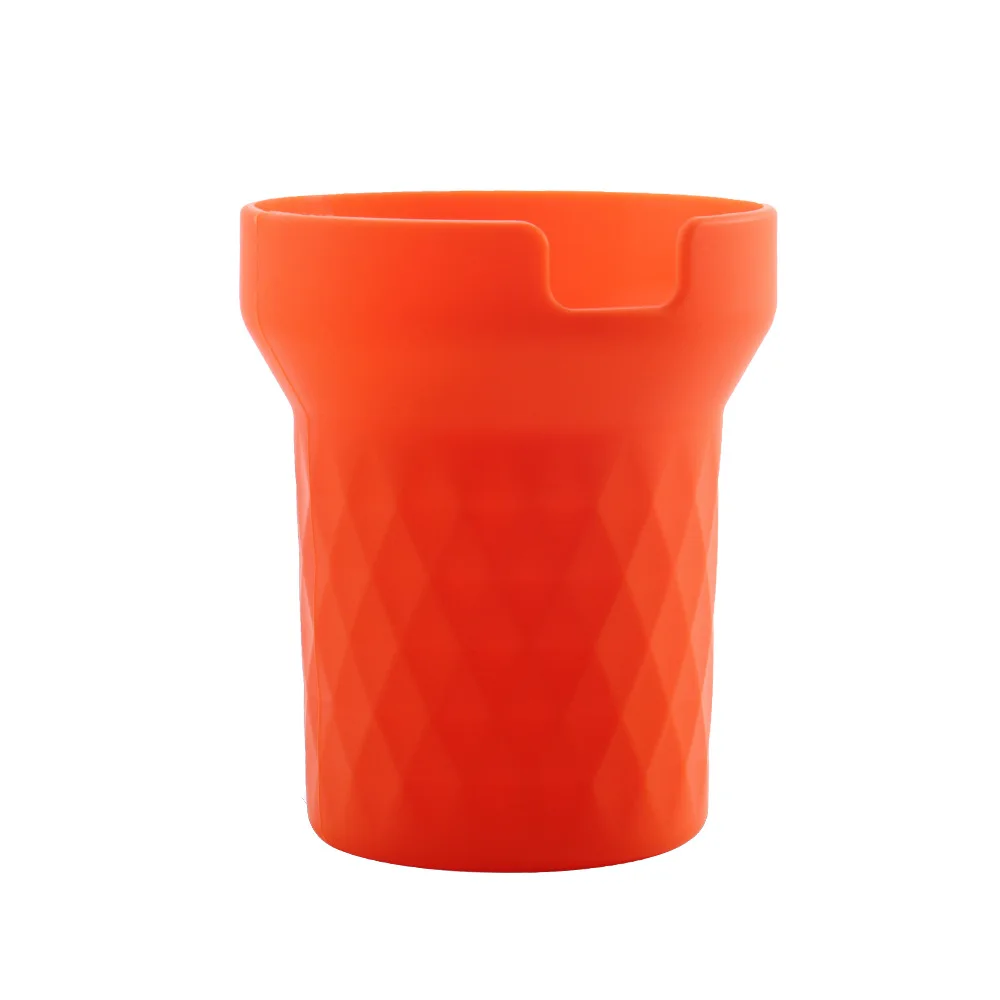 Portable Custom Logo Silicone Cup Sleeve Car Cup Protective Cover Drop-proof Convenient Silicone Water Bottle Bottom Sleeve details