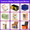Boîte en carton blanc