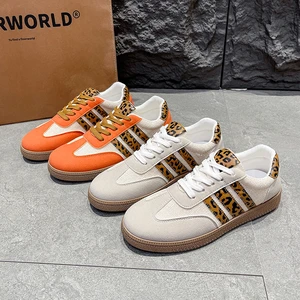 Autumn New Women's Large Size Flat-bottomed Casual Outer-wearing Anti-slip Training Shoes Lightweight Sports Shoes