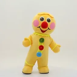 Festivals Carnival Halloween Inflatable Mascot Costumes Gingerbread Man 2.2m Inflation Clothing for Adults Walking Cosplay Wear