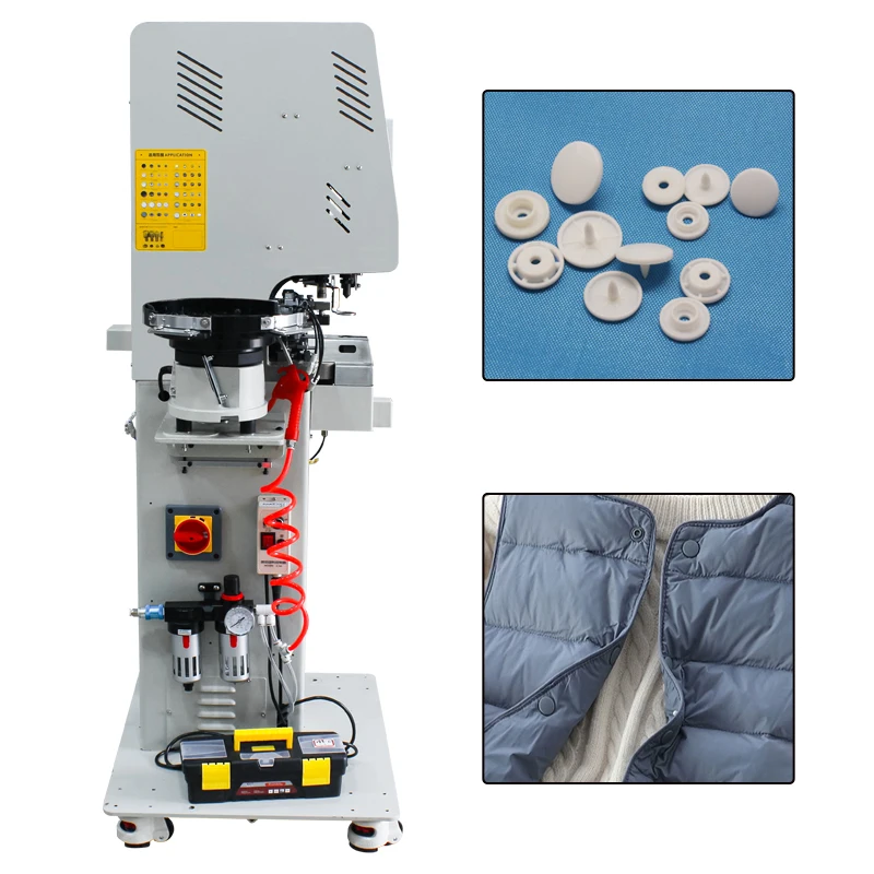 Automatic Plastic Snap Button Machine - Efficient Punching