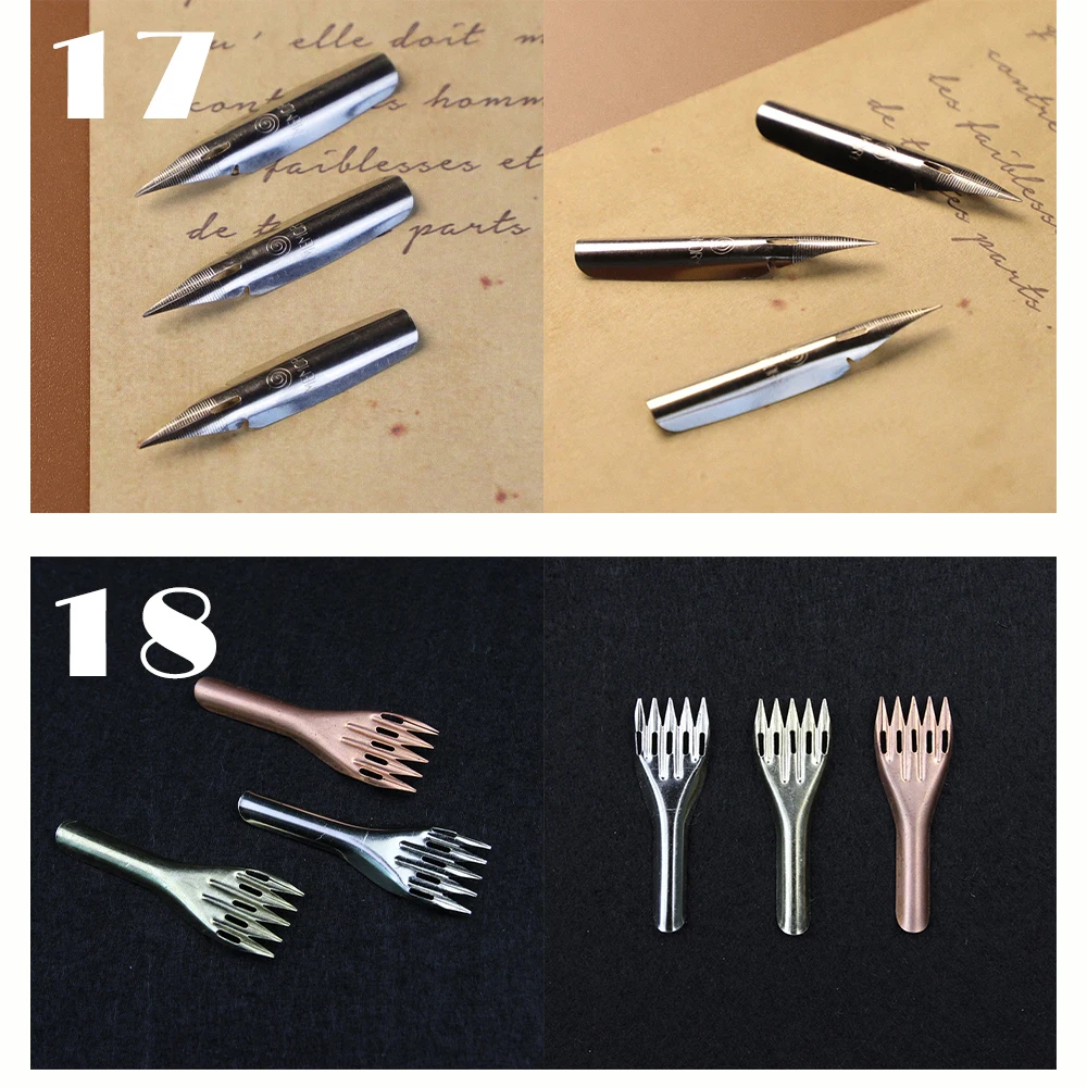 Different Sizes Calligraphy Writing Pen Parts Wholesales Pen Nibs Comic
