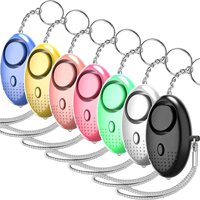 Personal Alarm For Self Defense - 130dB Emergency Siren Keychain With Carabiner, SEE VIDEO