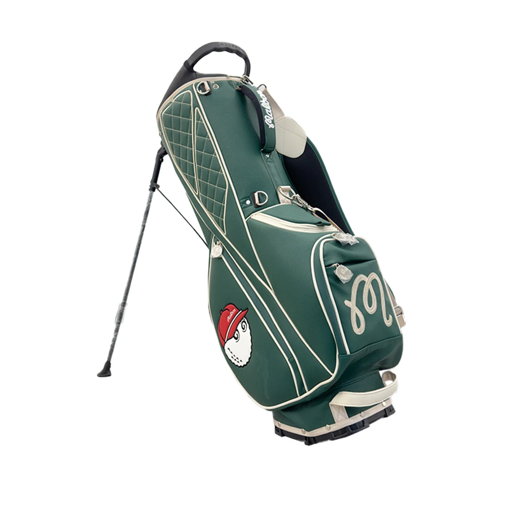 Custom Polyester Lightweight Classic Green Pouch Disc Golf Bag Sunday