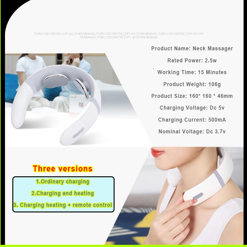 Electric Heating Wireless Pulse Back Neck| Alibaba.com