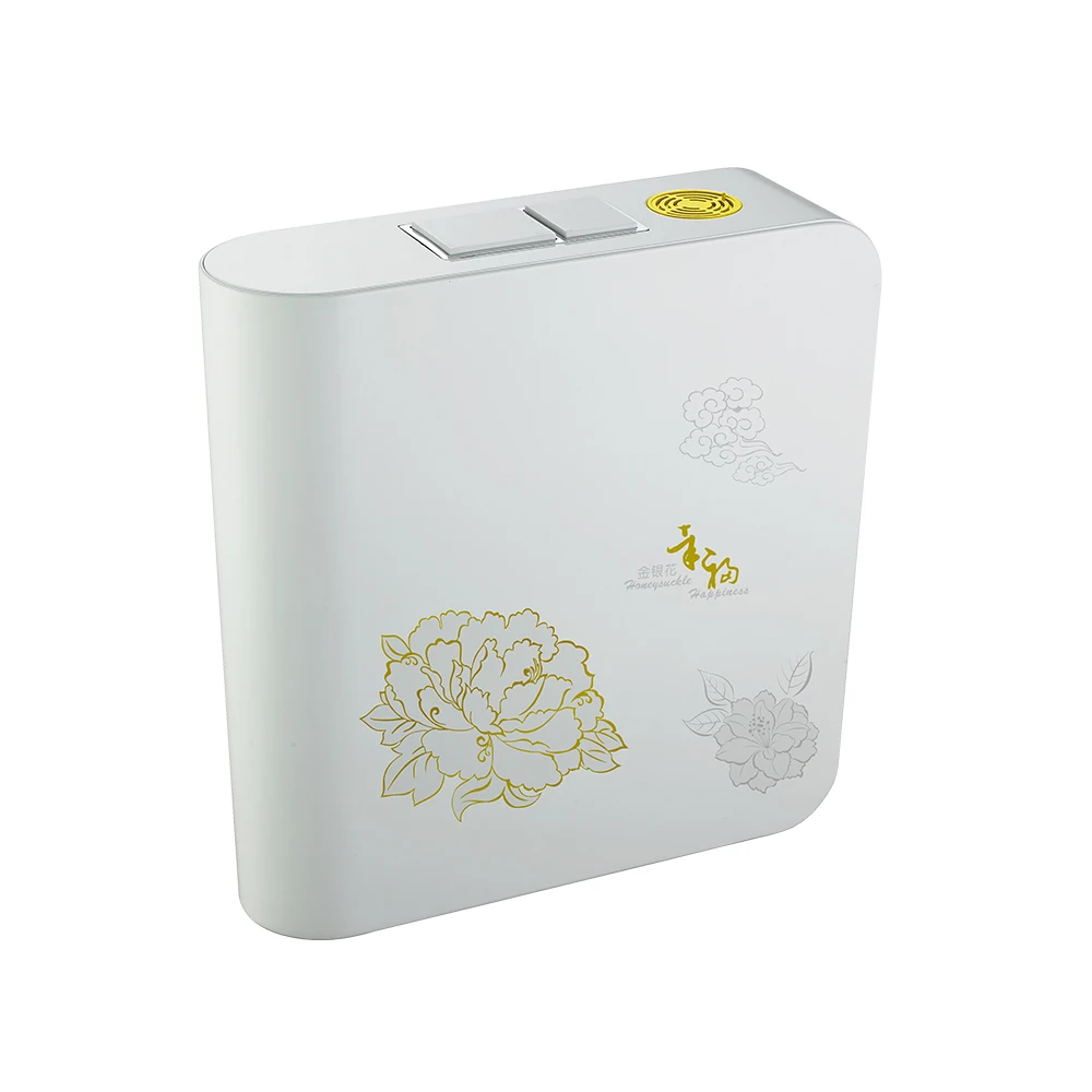 Modern Humanization Deodorant Design 3-7L Adjustable Eco-friendly Plastic Dual-Flush Wall Hung Upper Cistern Toilet Tank