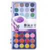 Caja azul de 36 colores.
