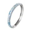 Azul cielo/chapado en plata