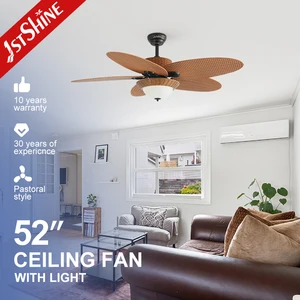 1stshine Ceiling Fan European Style Inverter 6 Speeds DC Motor LED Lighting Ceiling Fan with Remote Control