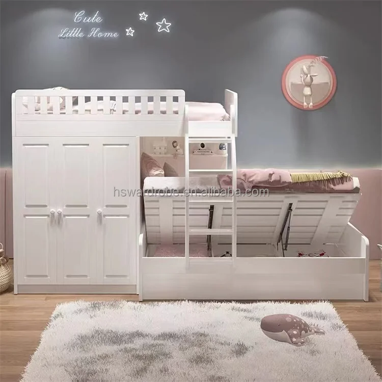 Customized Sizes and Colors Bunk Bed with Storage Kids Room Furniture ...