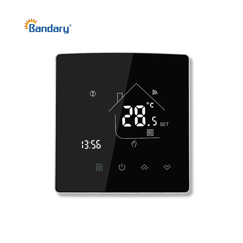 Bandary Wholesale Digital Touch Screen Smart Home Hvac Central Air Conditioner Fcu Water Electric Underfloor Heating Thermostat