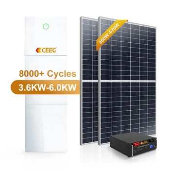 CEEG Complete hybrid solar system 15kw complete solar storage battery system With Solar Panel