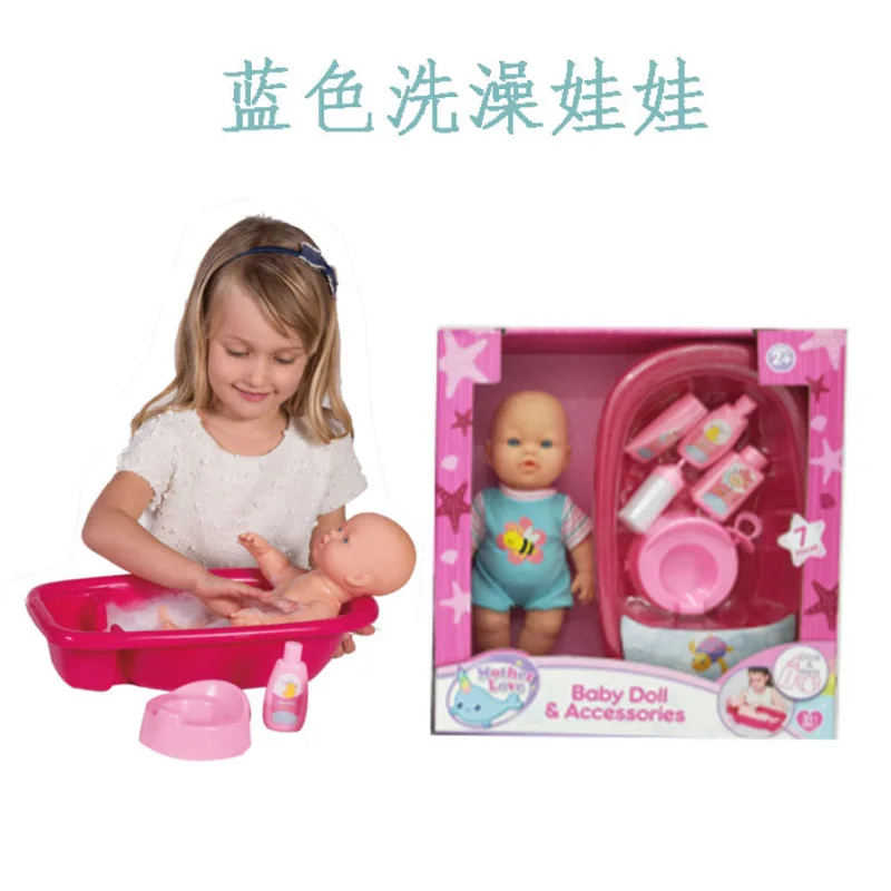 
Продажа экологически чистого материала, настоящая виниловая кукла-Реборн, игровой набор для ванны для малышей 