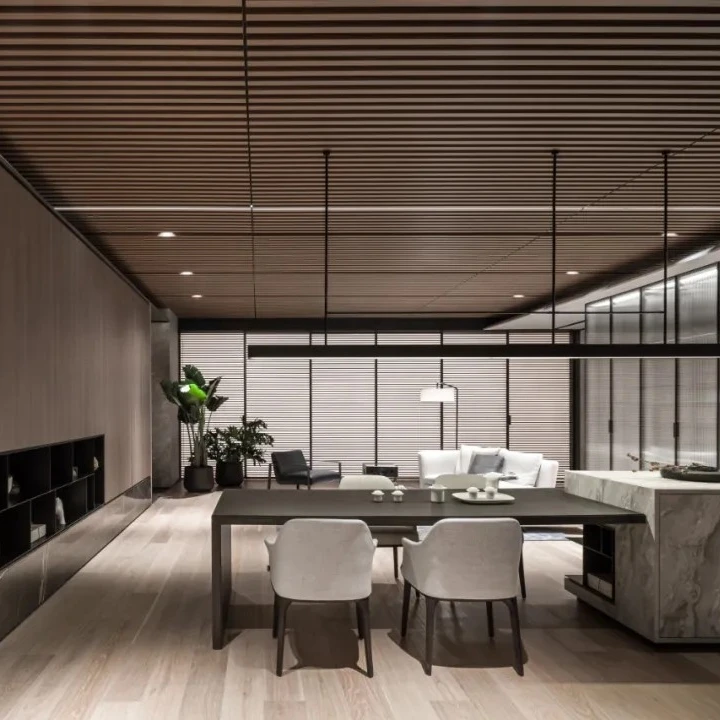 Melinco Modern Quality Price Pvc Wpc Ceiling Wall Panel Hotel Home Decoration Application Wall Panel