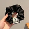 5 Black Label Hair Ties - 10cm
