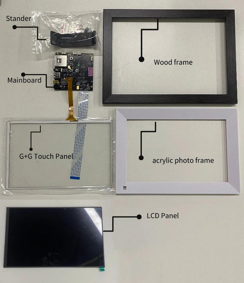 Customized Supported 10 Inch Video Download Bulk Frameo Android Wifi