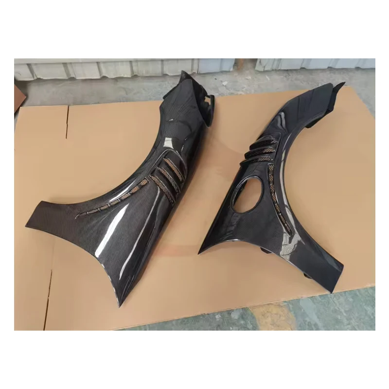 Real Dry Carbon Fiber Front Fender For Porsche 718 Boxster GT4RS Front Fender Trims