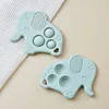 Elephant-7628 gris fumée vert