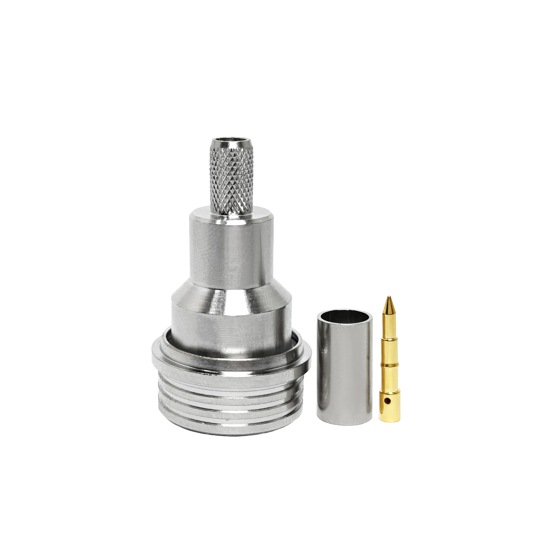 QN Male Straight Connector 200  High Performance RF Coaxial Connector for Wireless Communication
