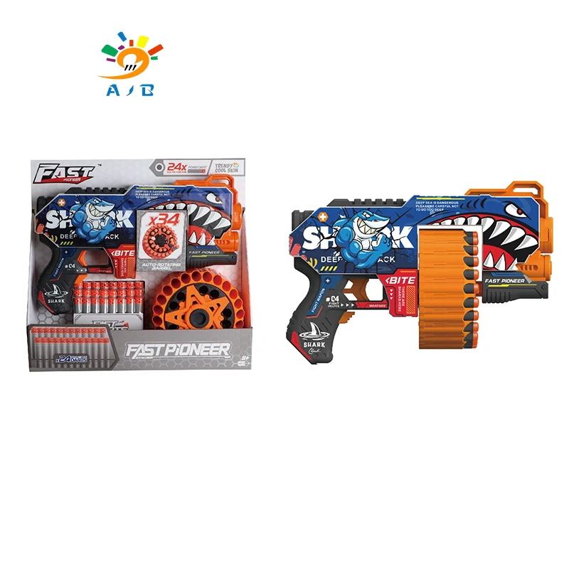 AJB全自動発泡弾丸銃安全デザイン子供用UV印刷おもちゃ銃用| Alibaba.com