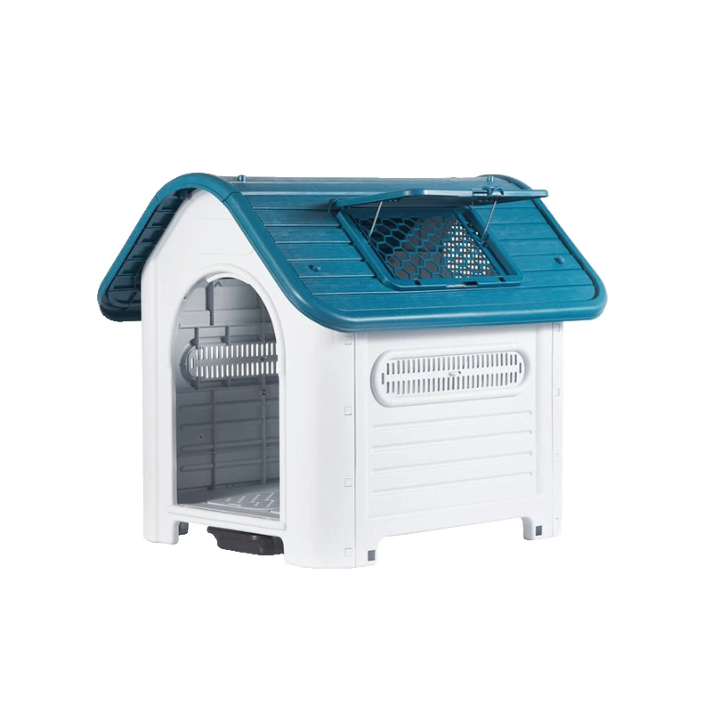 New Arrival Solid Pattern Plastic Outdoor Rain-Proof Dog House