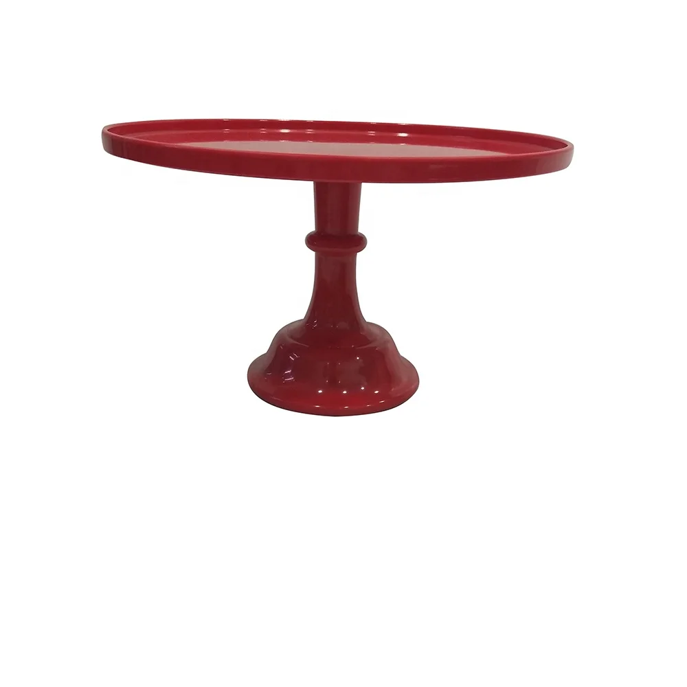 Cake Stand Dessert Cupcake Serving Plate Round 11 Inch for Wedding Cake Stand Party Melamine Wedding Cake Stand