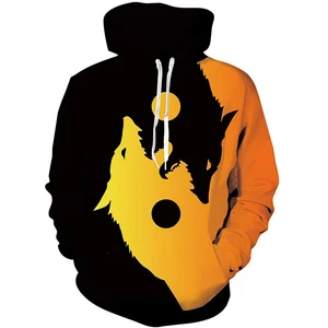 Winter Fashion Loose Fleece Pullover Solid Anti-Pilling Men's Hoodie with Lining
