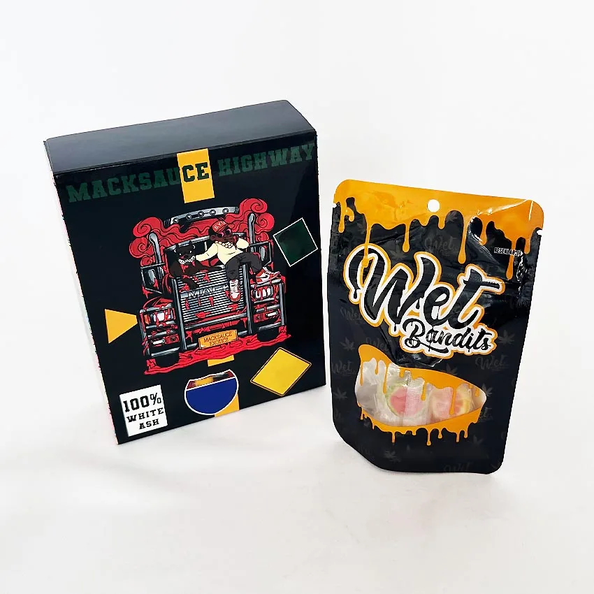 Wholesale 3.5g Mylar Bags Boxes Plastic Zipper Bag Cylindrical Box Packaging Holograph Box Packaging