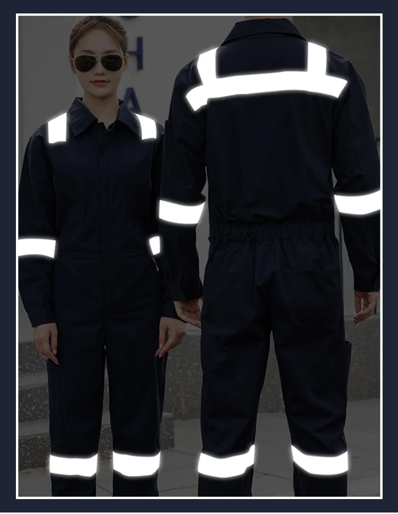 Hivis Hi Vis Workwear Work Clothes Suit Coverall Working Uniform