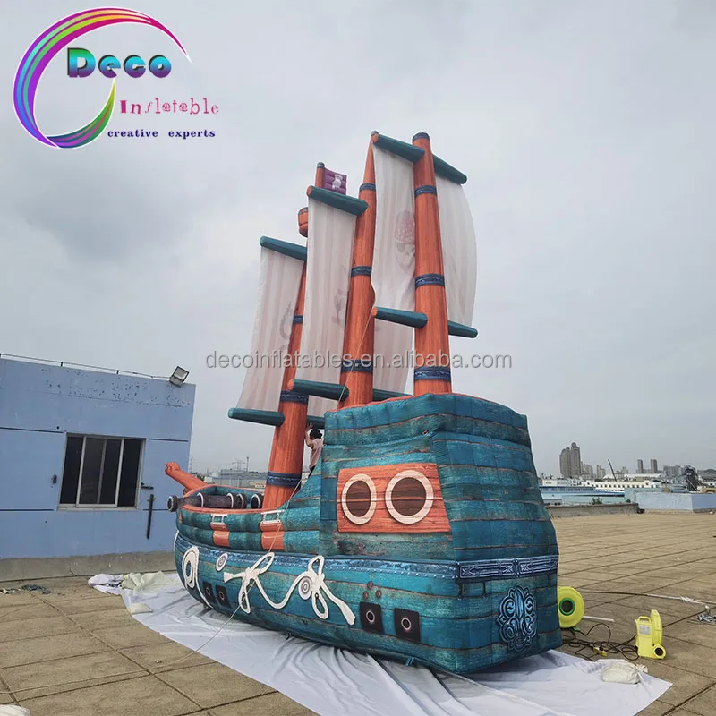 Giant Inflatable Cruise Ship Inflatable Carnival Boat For Holiday - Buy ...