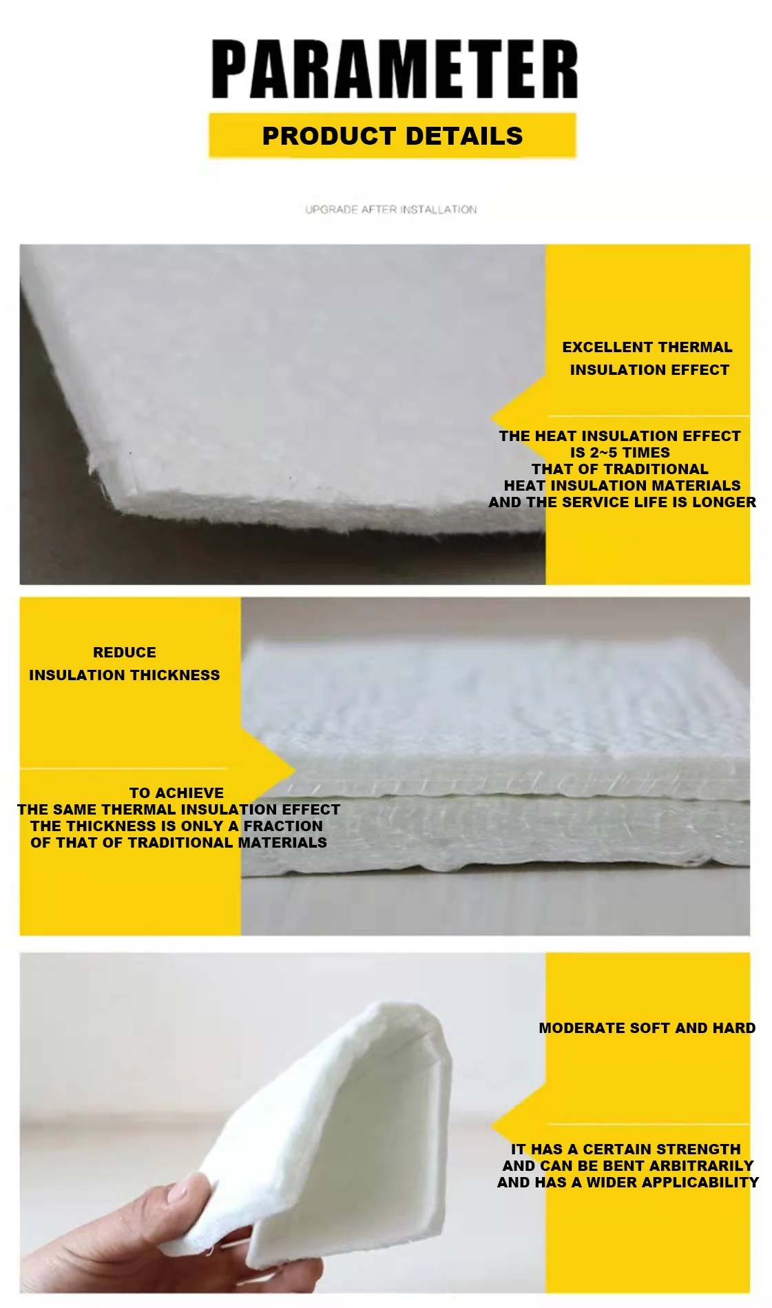 Silica Nano Aerogel Thermal Insulation Blankets Insulation Silicon