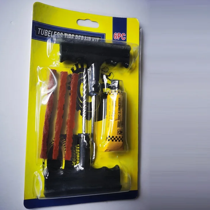 Auto Car Tire Repair Tool Kit Tubeless Tire Puncture Repair Kit Tire