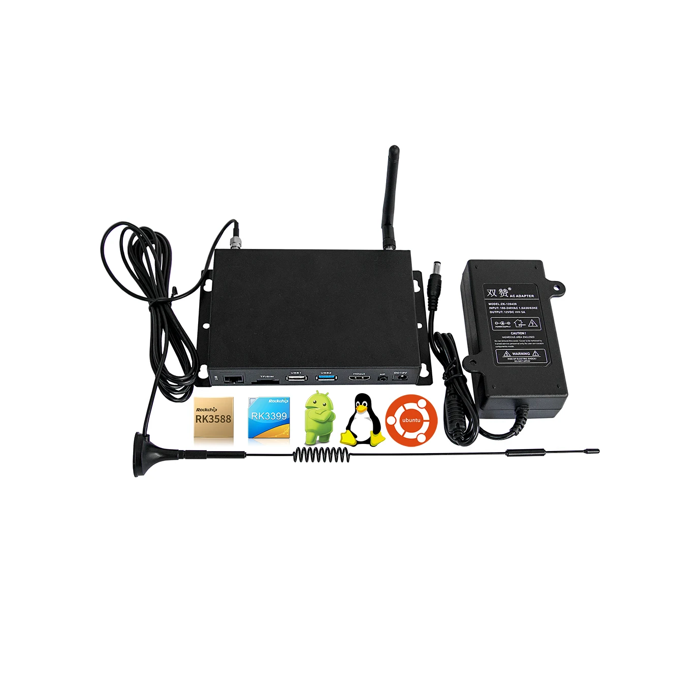 Industrial Android Arm Linux Ubuntu Embedded SIM 4G WIFI Rk3568 Rk3588 Processor 32g 64g 128g Mini Pc Computer