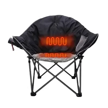 Hangrui Durable Foldable 100% Polyester Polyester Camping Cushion Heated Chair for Winter Beach and Outdoor Activities