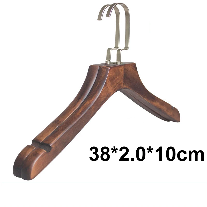Vintage Retro Wooden Suit Hangers - Durable Clothes Hanger Rack