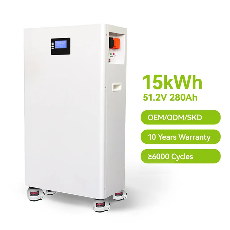 51,2 V 5 kWh 10 kWh 15 kWh 16 kWh Lithium-Batterie LiFePO4 Powerwall 48 V 200 Ah Solar Lifepo4 Heimspeicherbatterie