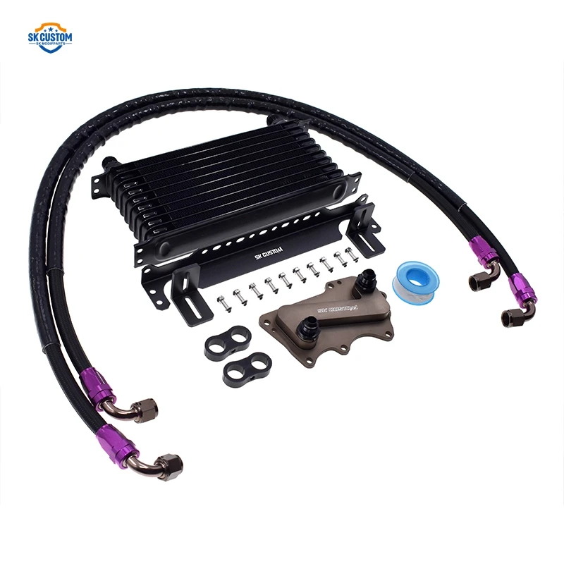 SK Custom Oil Cooler Kit For BMW 5 Series G01 G02 G05 G30 X3 X4 X5 B58 Engine Oil Cooling Radiator