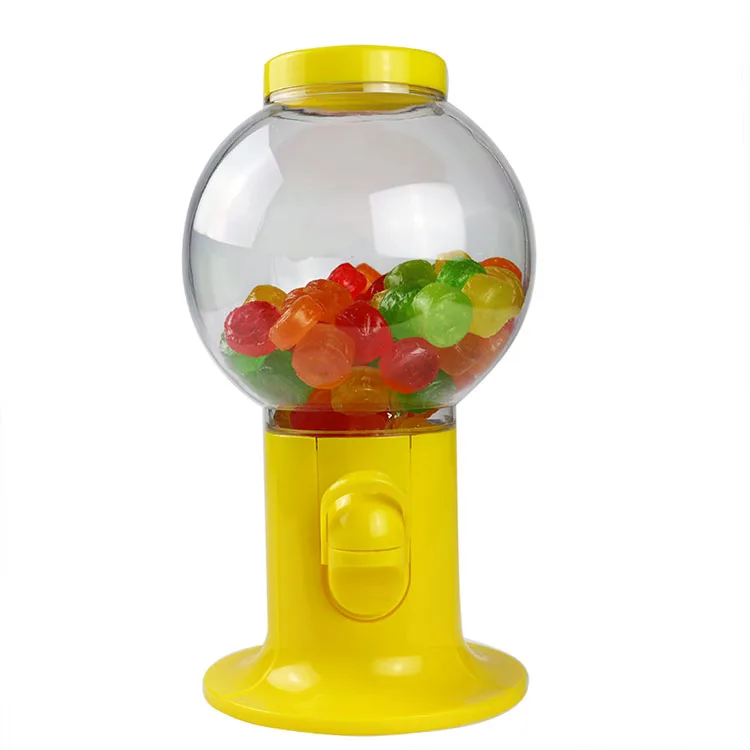 Candy Box Mini Candy Machine Toy Dispenser Plastic Bubble Gumball Box Candy Dispenser Gumball Machine