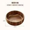 Acacia wood bowl 25*8cm